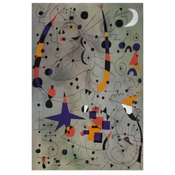 Abstract Artworks by Joan Miro Printed on Canvas - Image 3