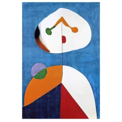 Abstract Artworks by Joan Miro Printed on Canvas - Image 4