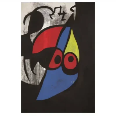 Abstract Artworks by Joan Miro Printed on Canvas - Image 10