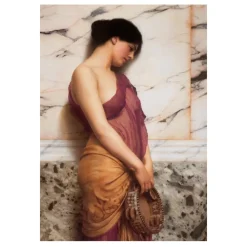 John William Godward Paintings of Women Printed on Canvas - Image 2