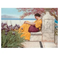 John William Godward Paintings of Women Printed on Canvas - Image 12