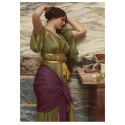 John William Godward Paintings of Women Printed on Canvas - Image 5