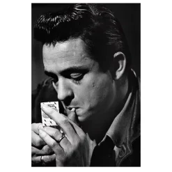 Johnny Cash American Singer and Songwriter Wall Art Printed on Canvas - Image 12