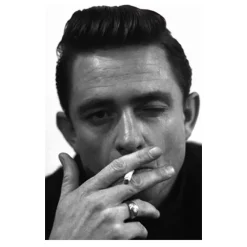 Johnny Cash American Singer and Songwriter Wall Art Printed on Canvas - Image 14
