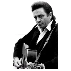 Johnny Cash American Singer and Songwriter Wall Art Printed on Canvas - Image 16