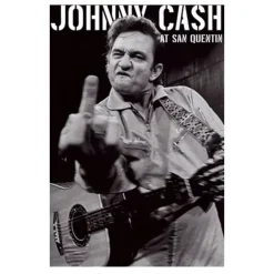 Johnny Cash American Singer and Songwriter Wall Art Printed on Canvas - Image 4