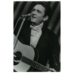 Johnny Cash American Singer and Songwriter Wall Art Printed on Canvas - Image 5