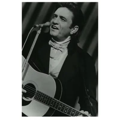 Johnny Cash American Singer and Songwriter Wall Art Printed on Canvas - Image 5