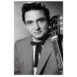 Johnny Cash American Singer and Songwriter Wall Art Printed on Canvas - Image 6