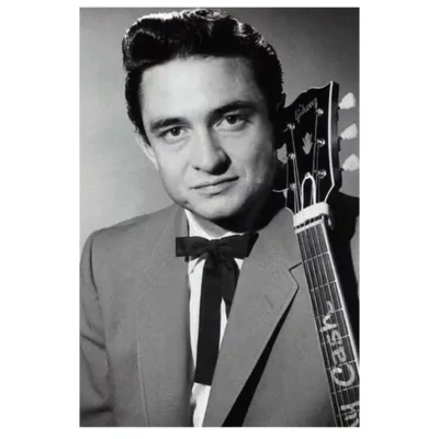 Johnny Cash American Singer and Songwriter Wall Art Printed on Canvas - Image 6