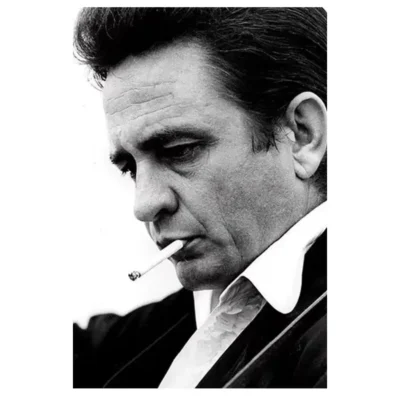 Johnny Cash American Singer and Songwriter Wall Art Printed on Canvas - Image 7