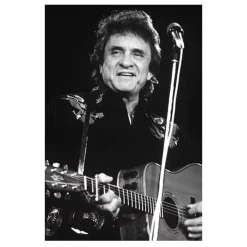 Johnny Cash American Singer and Songwriter Wall Art Printed on Canvas - Image 8