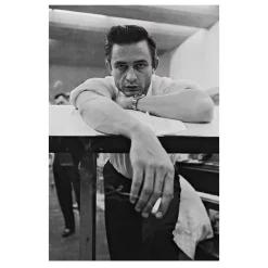 Johnny Cash American Singer and Songwriter Wall Art Printed on Canvas - Image 9
