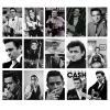 Johnny Cash American Singer and Songwriter Wall Art Printed on Canvas