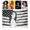 Lana Del Rey Singer Artwork Printed on Canvas