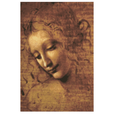 Leonardo Da Vinci 1508 La Scapigliata (disheveled)