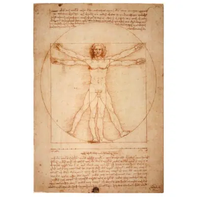 Leonardo da Vinci 1490 The Vitruvian Man