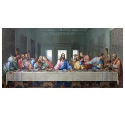 Leonardo da Vinci 1495 The Last Supper of Jesus & His Disciples