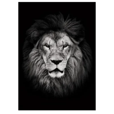Lions and Other Animals Pictures Printed on Canvas - Image 2