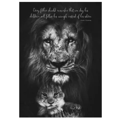 Lions and Other Animals Pictures Printed on Canvas - Image 7