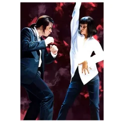 Mia and Vincent From the Movie Pulp Fiction