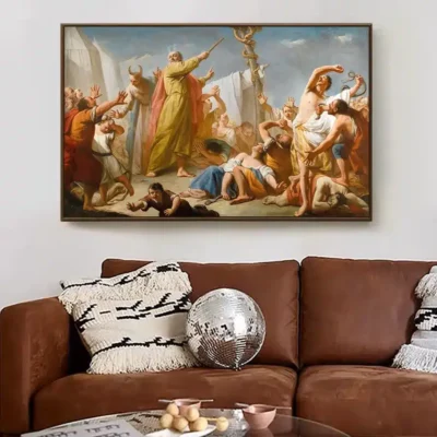 Moses and The Serpent of Brass by Giuseppe Angel