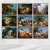 Paintings by François Boucher Printed on Canvas