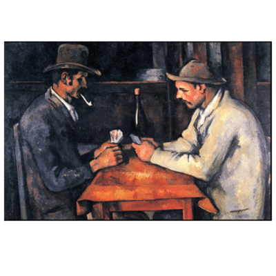 Paul Cezanne 1890 Card Players