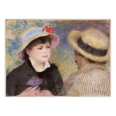 Pierre Auguste Renoir 1881 Boating Couple (Aline Charigot and Renoir)