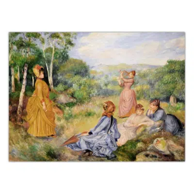 Pierre Auguste Renoir 1887 Jeunes Filles Jouant au Volant