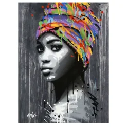 Portrait of Woman Paintings Printed on Canvas