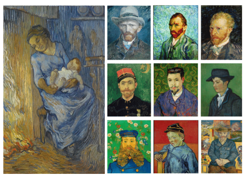 Portraits by Van Gogh