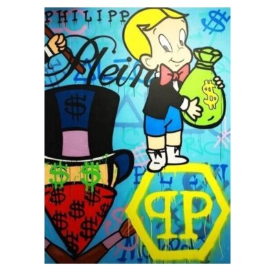 Alec Monopoly Graffiti Artwork Printed on Canvas - Image 6
