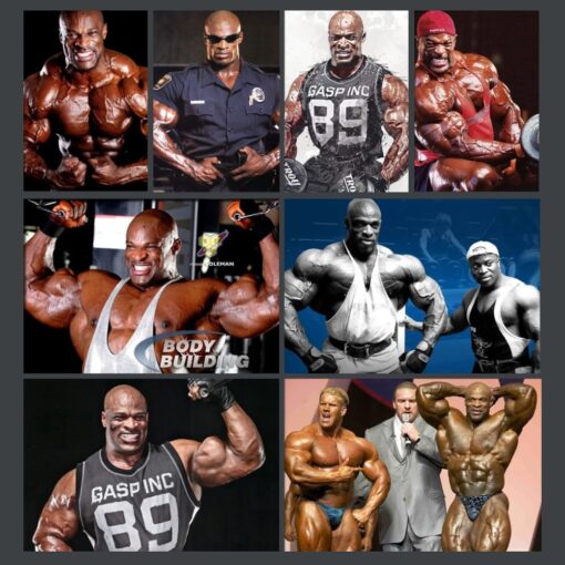 Ronnie Coleman Bodybuilder Pictures Printed on Canvas
