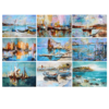 Sailboats Beautiful Abstract Oil Paintings Printed on Canvas
