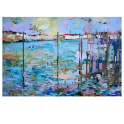 Sailboats Beautiful Abstract Oil Paintings Printed on Canvas - Image 10