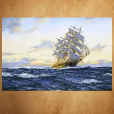 Seascape Sailboat Wall Art