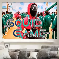 Squid Game Korean TV Serial Artwork