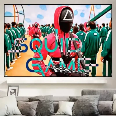 Squid Game Korean TV Serial Artwork