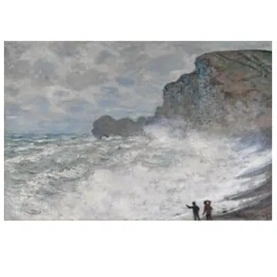 Stormy Seascape by Claude Monet 1883