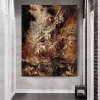 The Fall of the Damned by Peter Paul Rubens Painting Printed on Canvas