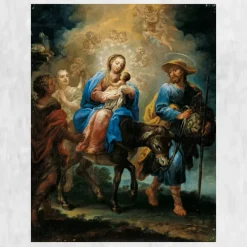 The Flight Into Egypt by Jerónimo Ezquerra 1730
