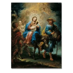 The Flight Into Egypt by Jerónimo Ezquerra, 1730