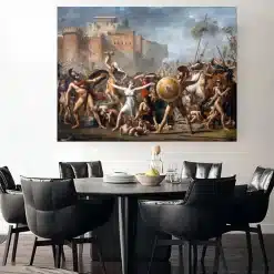 The Intervention of the Sabine Women by Jacques-Louis David 1799