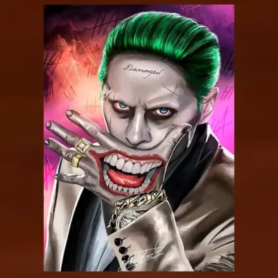 The Joker Abstract Painting