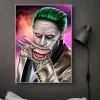 The Joker Abstract Painting Printed on Canvas