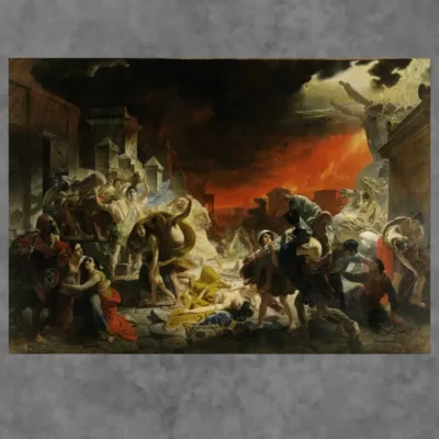 The Last Day of Pompeii by Karl Bryullov Painting Printed on Canvas - Image 3