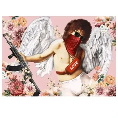 The World is Yours and Masked People Artworks Printed on Canvas - Image 6
