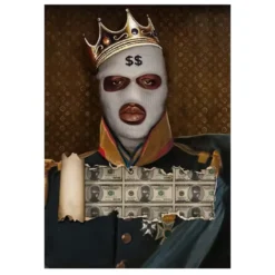 The World is Yours and Masked People Artworks Printed on Canvas - Image 9