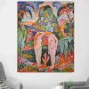 Two Nudes in an Exotic Landscape by Jean Metzinger Printed on Canvas